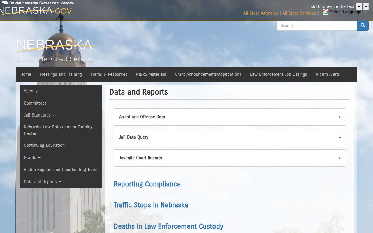 Holt County arrest records official Nebraska crime data page