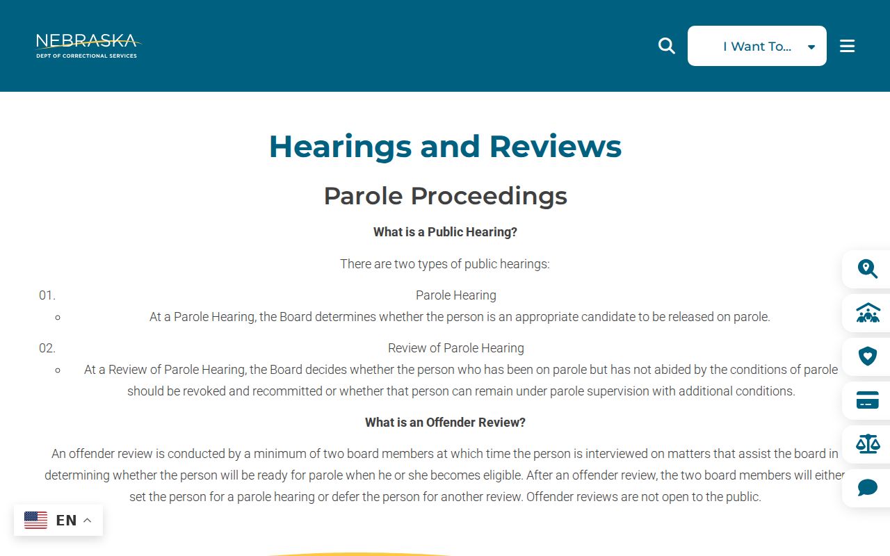 Atkinson criminal records in Holt County parole hearing information
